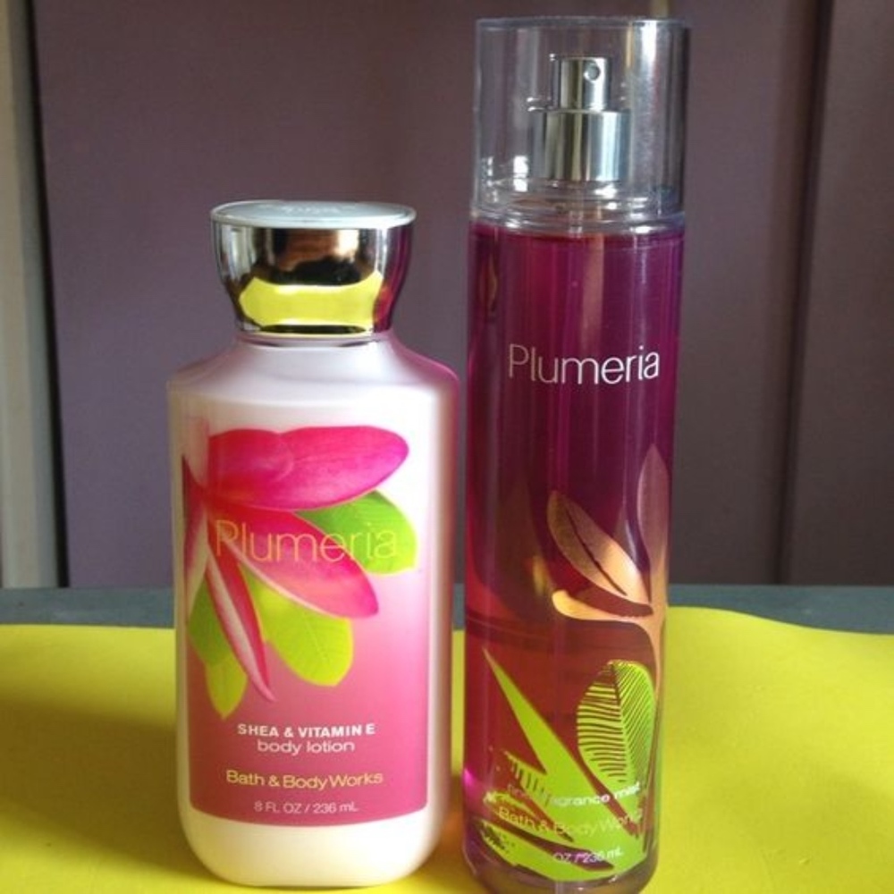 Plumeria Body Cream and Fine Fragrance Mist